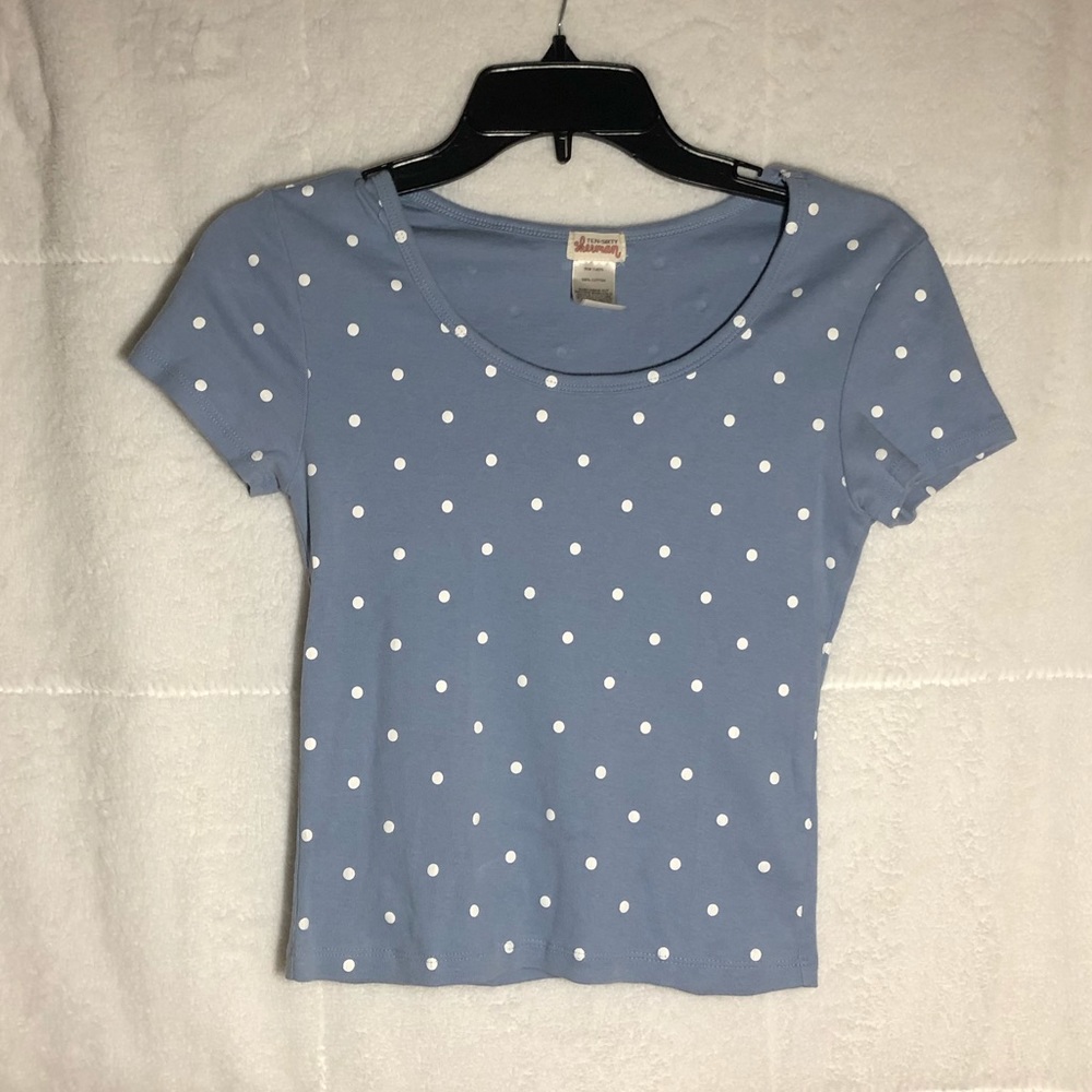 polka dot crop